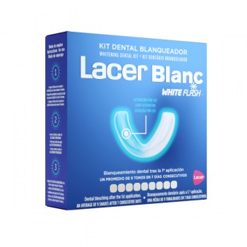 lacer kit dental blanqueador blanc white flash