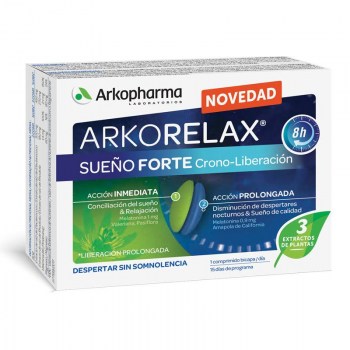 arkorelax sueno forte 8 horas 30 comprimidos