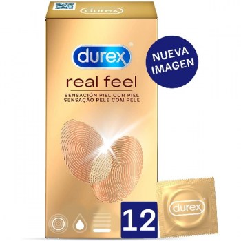 durex real feel preservativo sin latex 12 u